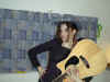 Alina with Ewan's Guitar
